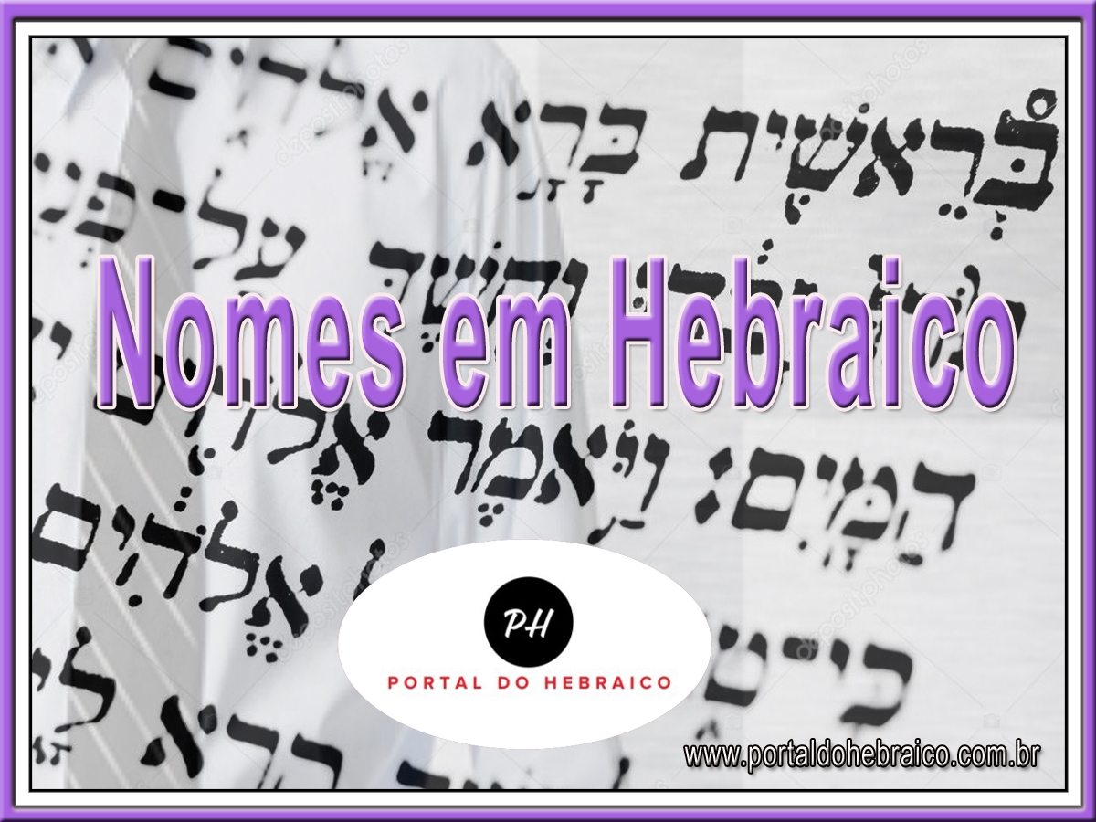 nomes em hebraico